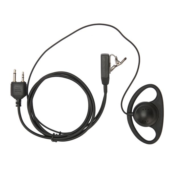 D Type 2-Pin Ear Hook Headset for Midland Radios