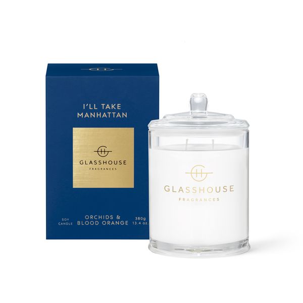Glasshouse 380g Candle - I'll Take manhattan