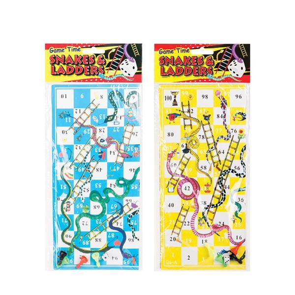 Bulk Pack x 12 Snakes &amp; Ladders Game 25cm