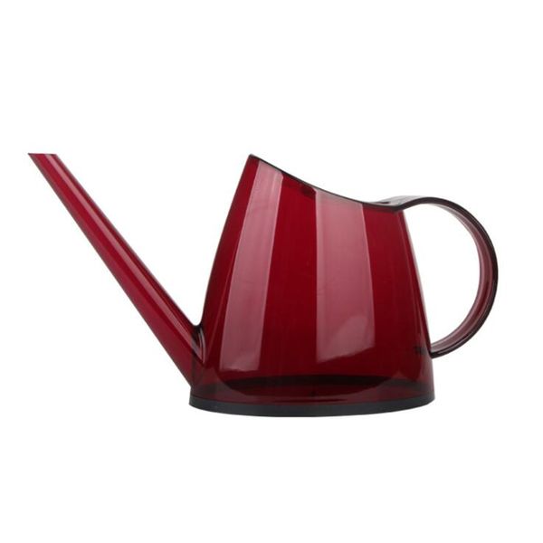 Clear Red Long Spout Watering Can