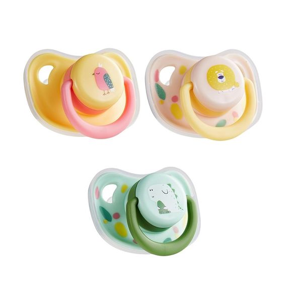 3 Pack Silicone Dog Pacifier Chew Toy, for Teething and Anxiety Relief