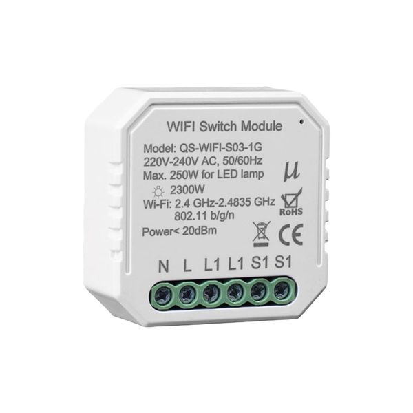 On/off 250w Wifi-rf 1 Gang Smart Switch Module