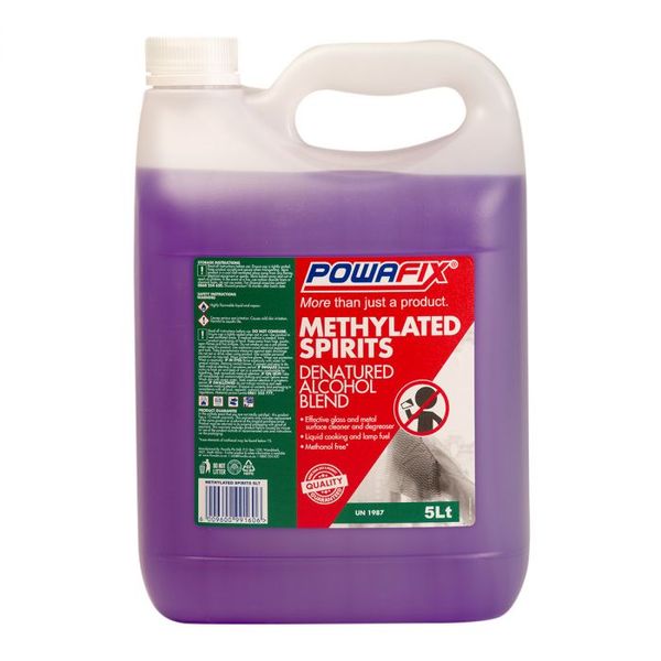 Powafix - Methylated Spirits 5L