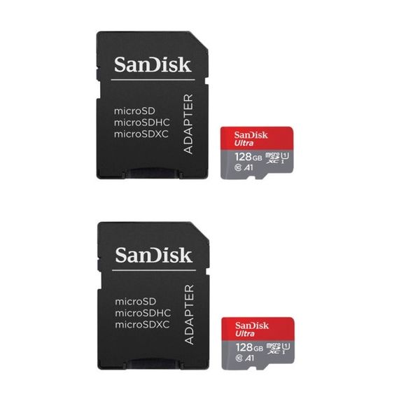 SanDisk 128GB 100 MB/s Ultra Micro UHS-I SDXC C 10 (set of 2)