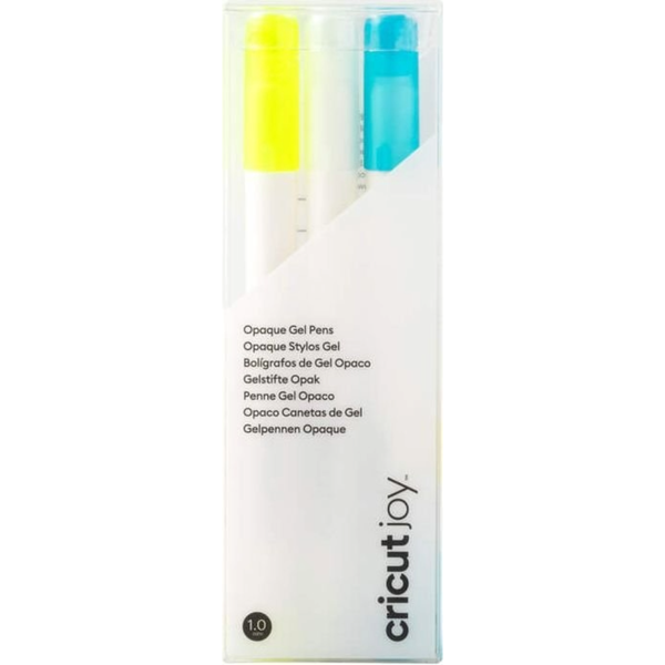Cricut Joy Opaque Gel Pens - 2009381 - white, blue and yellow