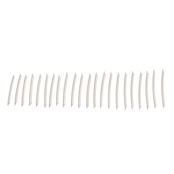 22 Pcs 2.2mm White Copper Guitar Frets