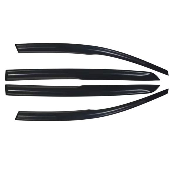 Windshield Guards Compatible - Ford Ranger/Amarok 2022 - Gloss Black - Set