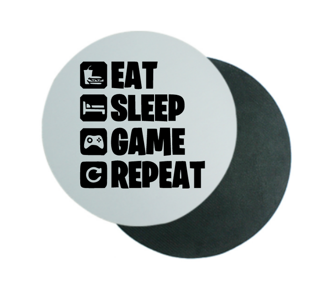 Eat Sleep Game Repeat" Gaming Mouse Pad - Enhance Your Gaming Experience