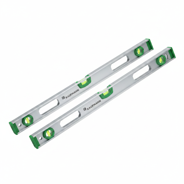 Kaufmann 900mm Aluminium Spirit Level for Accurate Leveling - 2 Pack
