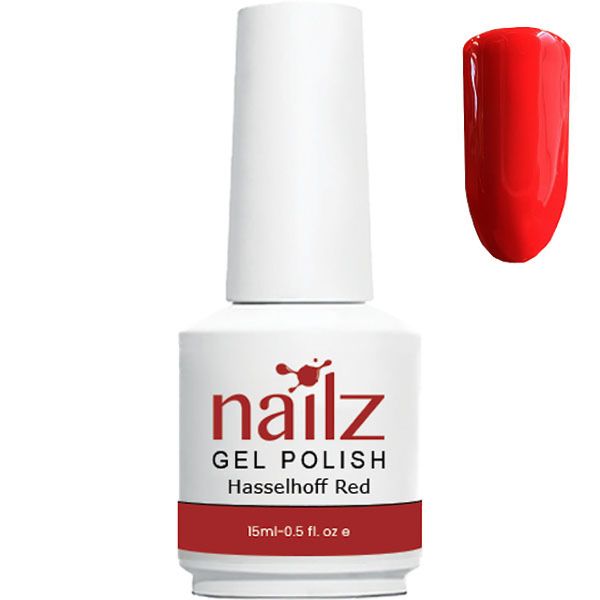 Nailz Gel Polish Hassellhoff Red 15ml