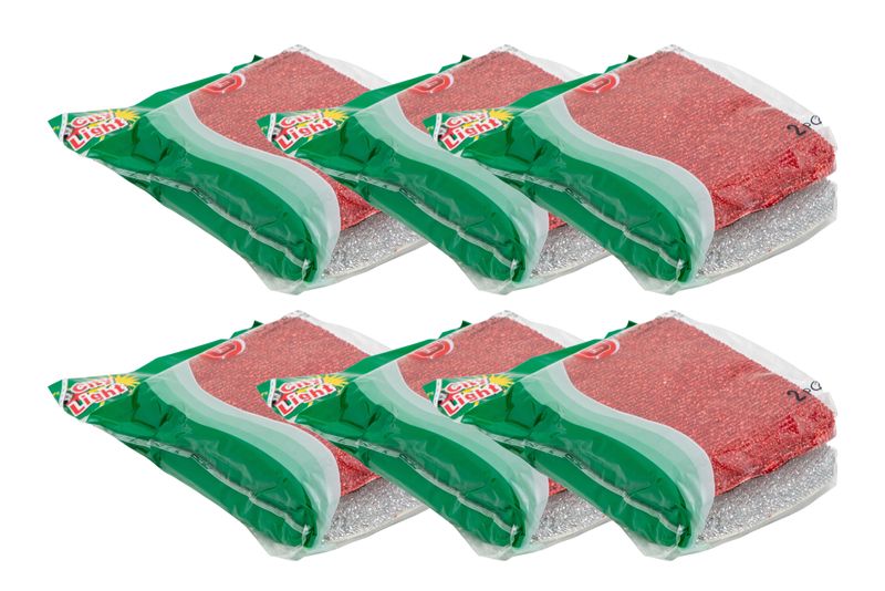 City Light Scrub Sponge Bundle - 6 Packs (6 x 2's)