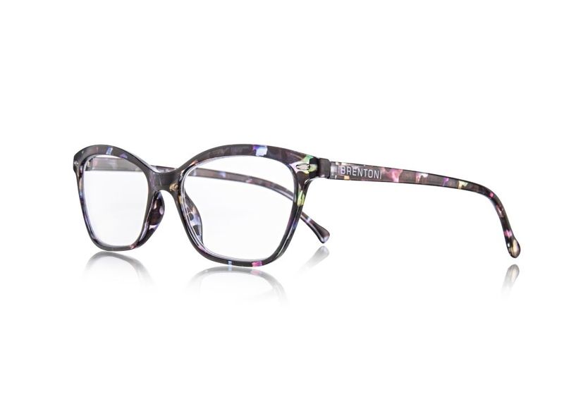 Brentoni Reading Glasses Black Floral
