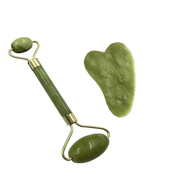 Noiseless Facial Jade Roller and Gua Sha Set
