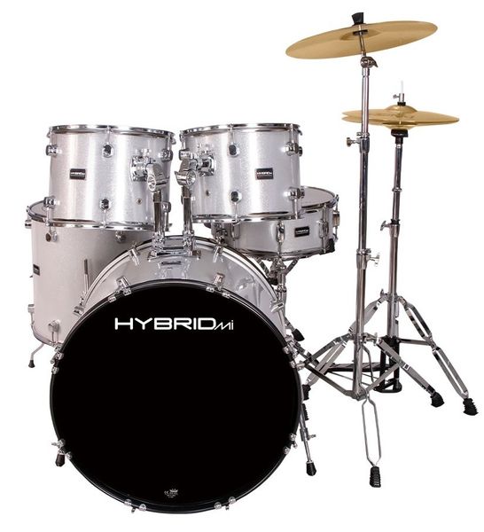 Hybrid MI HD5 - Lazer Silver Drum Kit