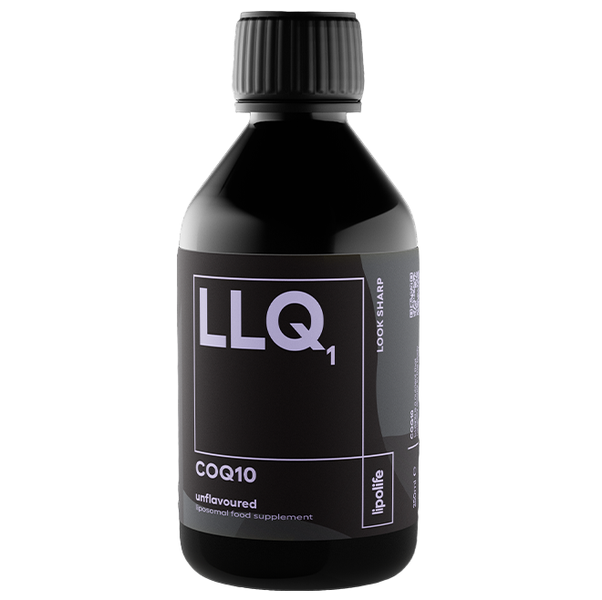 Lipolife - LLQ1 - Liposomal COQ10 - 200mg per 5ml - 240ml - Unflavoured