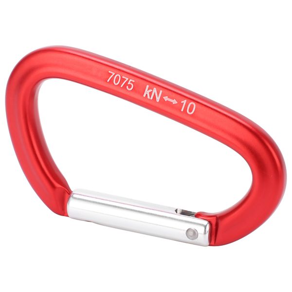Red/Silver No.8 Quick Release Carabiner
