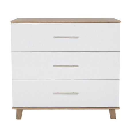 Dohlen 3 Drawer Chest Oak White Shop Today. Get it Tomorrow takealot