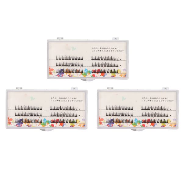 3 Box Lash Clusters Eyelash Extension Soft Reusable False Individual Lashes