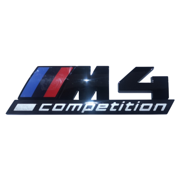 BMW M4 Competition Badge Black
