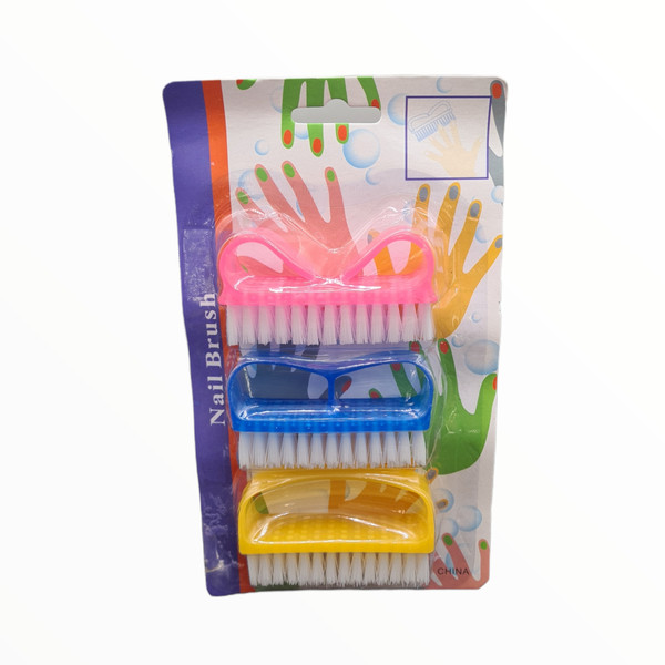 Handle Grip Nail Brush Fingernail Scrub Cleaning Brushes