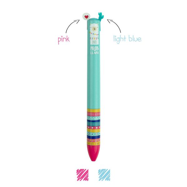 Click &amp; Clack 2 Colour Pen Llama