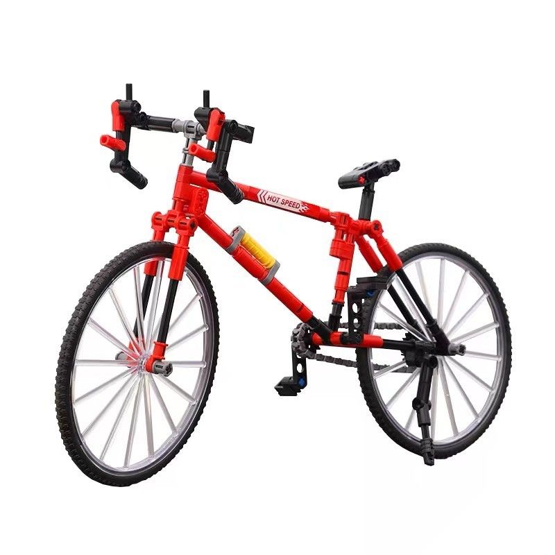 Kids Road Bike Building Blocks Toy Red 192 Pieces Buy Online in