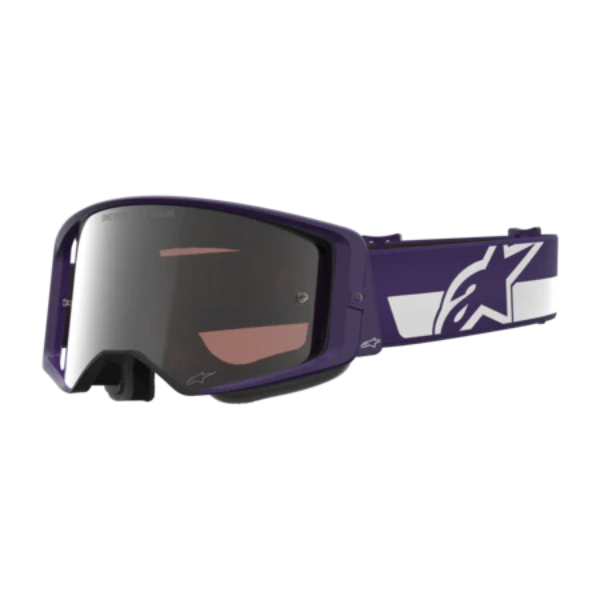 Alpinestars Supertech Hunta - Purple/White Mirror Silver
