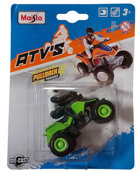 Pull Back Quad Bike with Biker