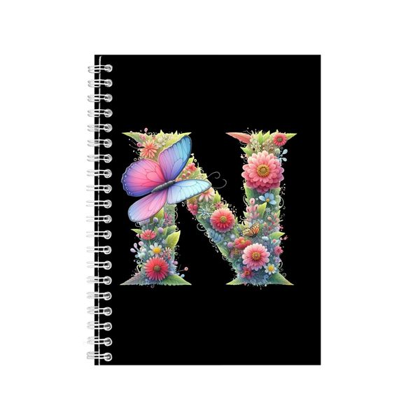Butterfly N Gift Idea A5 Notebook Numbers And Le image