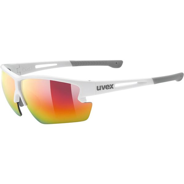 Uvex Sportstyle 812 - White Mat/Wirror Red Eyewear
