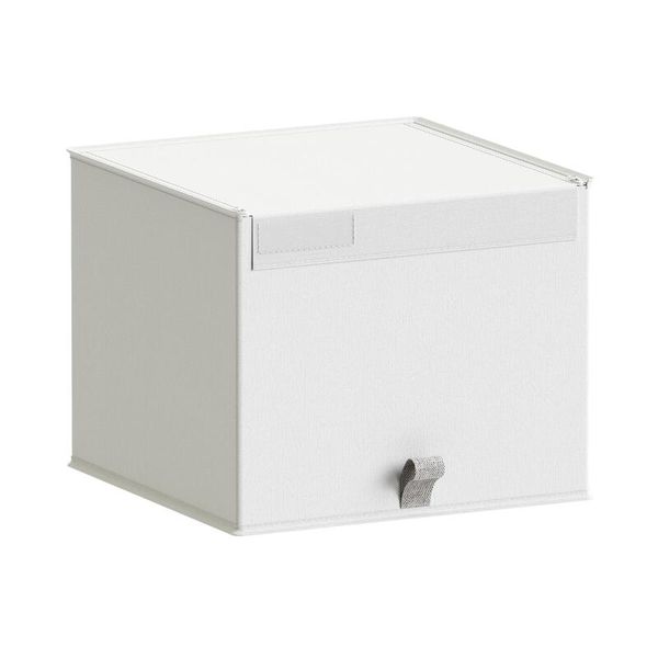 Spaceo Evo'm Resealable Box W36 D35 H29cm - White