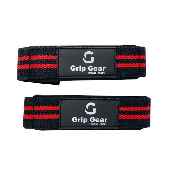 Grip Heavy Duty Weight Lifting Straps - Padded Cotton Wrist Support