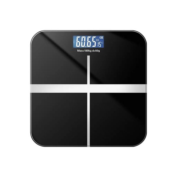 Tempered Glass Large LCD Display High-Precision Weight Scale 180KG