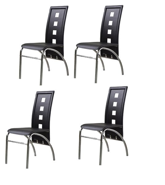 Dining chairs – Set of 4 - Black