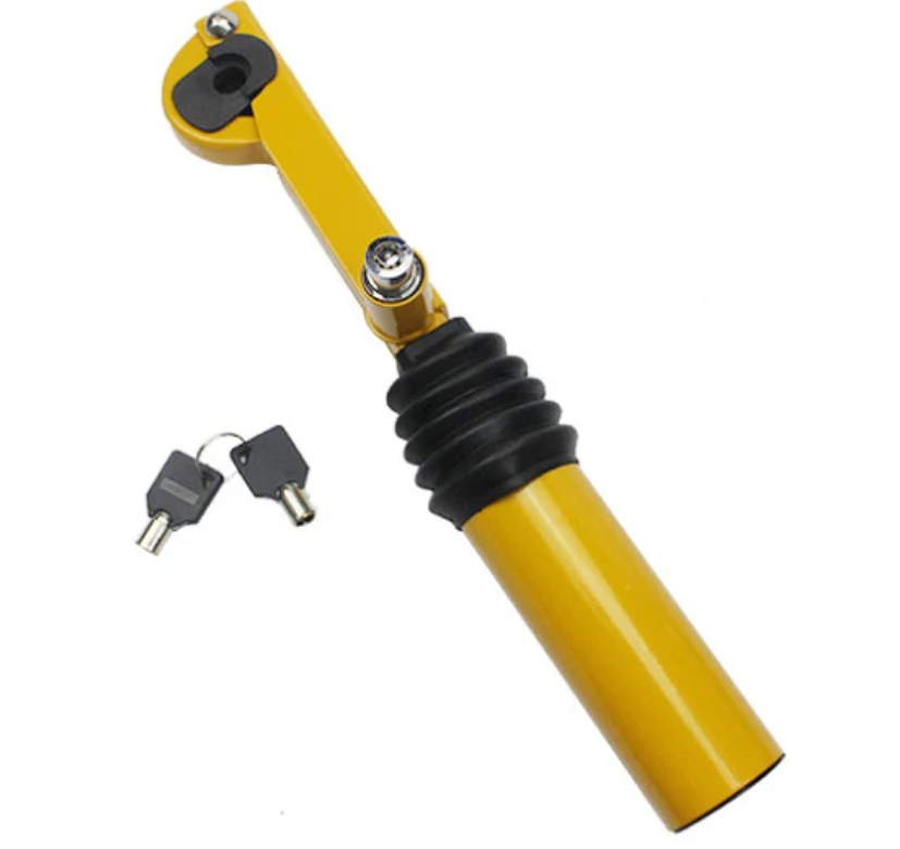 Car Lock Hand Brake Lock Gear Lock Anti-Theft Lock Gear Yellow