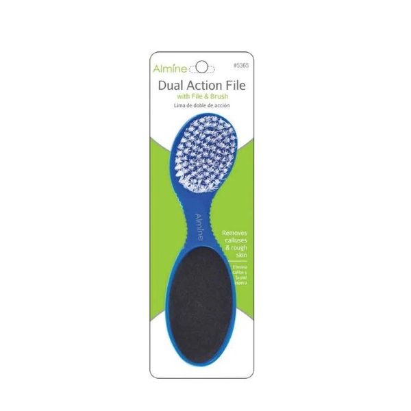Almine - Dual Action Pedicure File Asst Color x 10