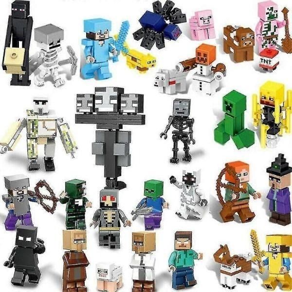 Minecraft 29-Piece Minifigure &amp; Animal Building Set