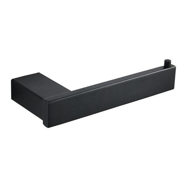 Trendy Taps Premium Quality Wall Mounted Black Square Toilet Roll Holder