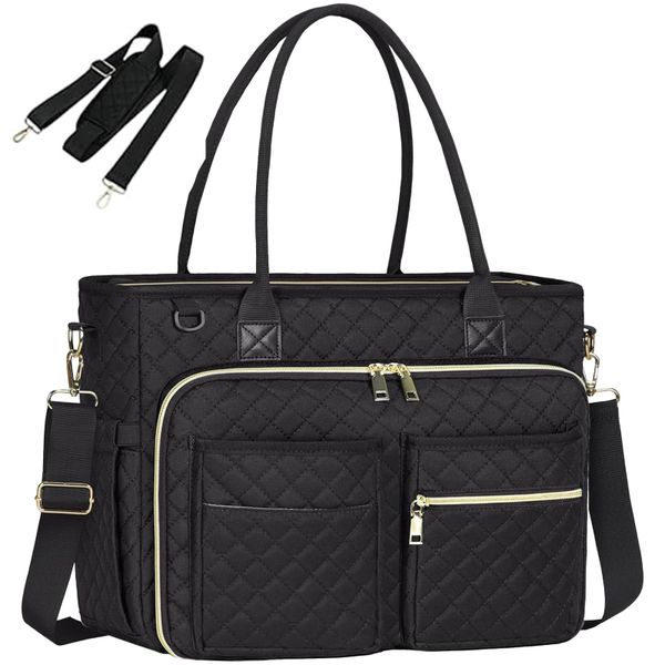 Teacher Tote Bag - Briefcase Work Shoulder Bag for Laptop &amp; Books