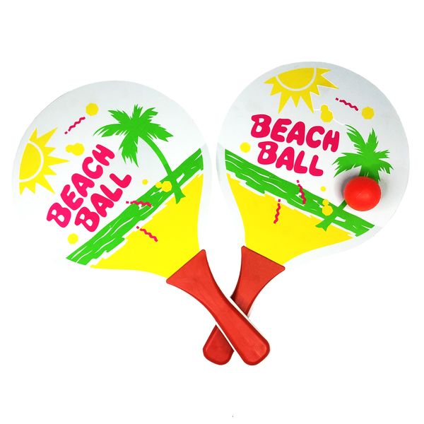 Colourful Beach Bat and Ball Set - Family Outdoor Games - Beach Game