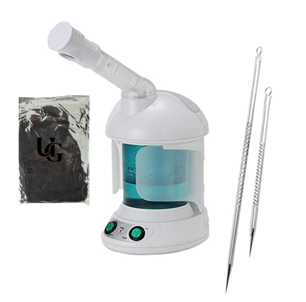 Mini Portable Facial Steamer, Blackhead Removal Tools &amp; UG Spa Headband