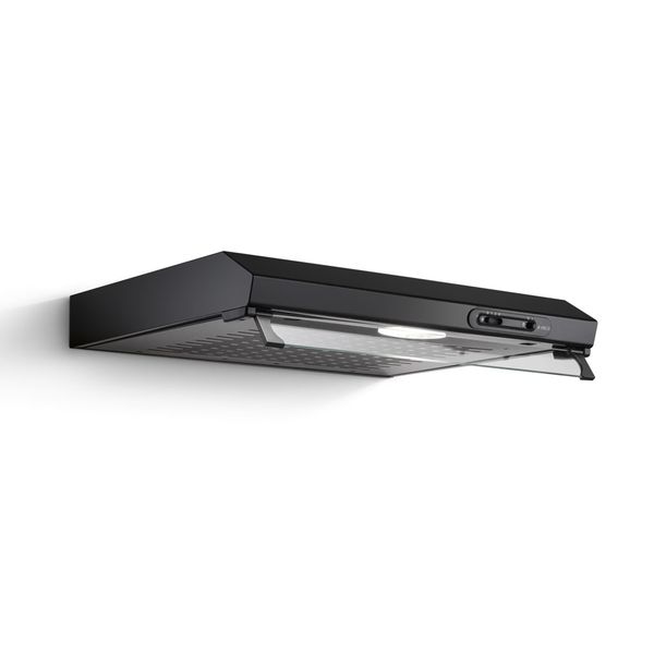 Elica 10/VERVE 60 BLK Undercabinet Cooker hood 60cm- Black