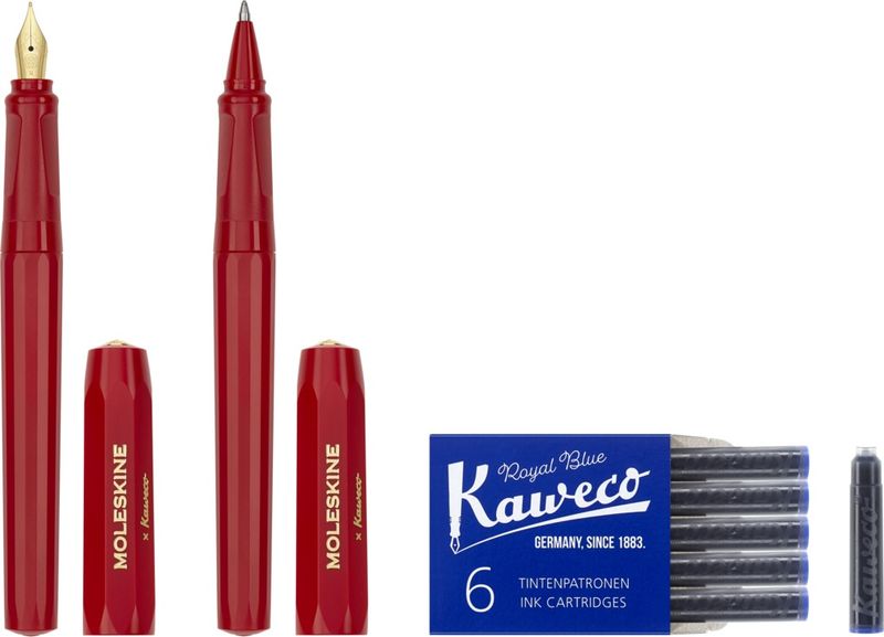 Kaweco Pen Set M Nib Red