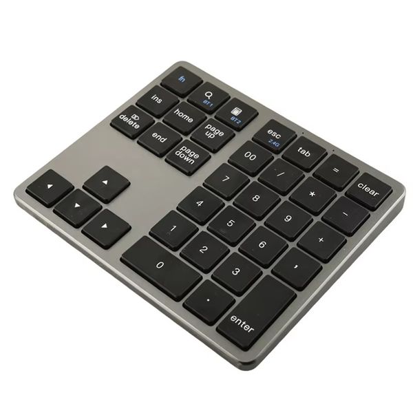 DW Dual Mode Bluetooth + 2.4Ghz Numeric Wireless Keyboard - K35 - Black