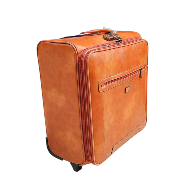 Vintage Business Laptop Bag: High-End Cabin Carry On Luggage Duo Set