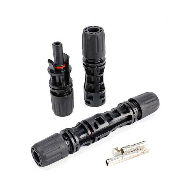 Solar PV MC4 Connectors DC1500V 30A Male Female IP67 - 2 Pairs