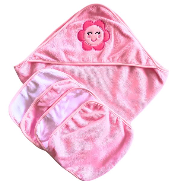 Baby Bath Towel 5-Piece Gift Set