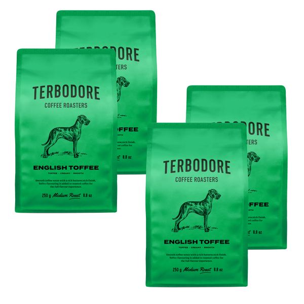 Terbodore English Toffee Filter Coffee Bundle - 4 x 250g