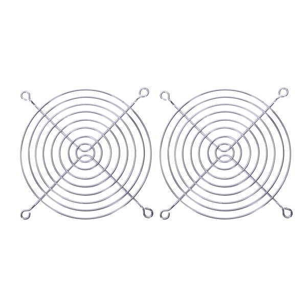 2 x Metal Wire Finger Guard Grill for 120 120mm Computer Case Fan