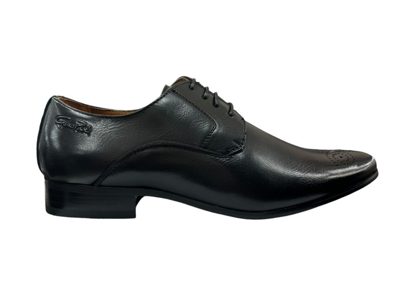 Gino Paoli Mens Lisandro Lace Up Black Formal Shoe